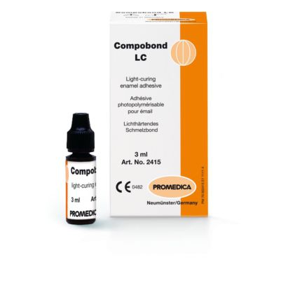 Cimento odontológico para restauração - Compobond LC - Promedica Dental Material GmbH   - fotopolimerizável / líquido