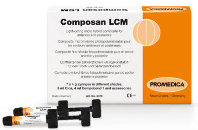 Material dentário em resina híbrida - Composan LCM - Promedica Dental Material GmbH   - para coroas dentárias / para inlays dentários / para obturação do canal radicular