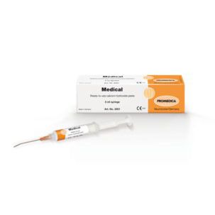 Material dentário de hidróxido de cálcio - Medical - Promedica Dental Material GmbH   - para obturação do canal radicular / radiopaco / provisório