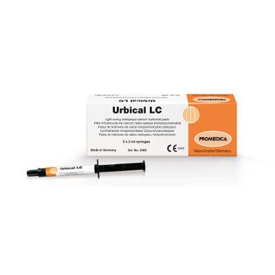 Material dentário de hidróxido de cálcio - Urbical LC - Promedica Dental Material GmbH   - para obturação do canal radicular / fotopolimerizável / radiopaco