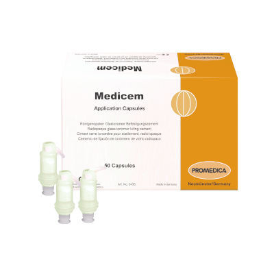 Cimento odontológico para pontes dentárias - Medicem AC - Promedica Dental Material GmbH   - para coroas dentárias / para inlays dentários / para onlays dentários
