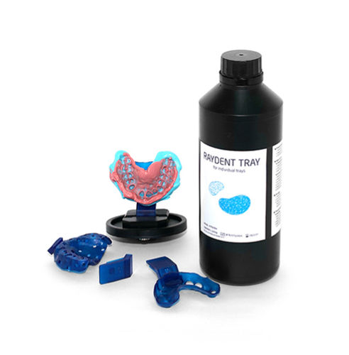 Material dentário em resina acrílica - Ray - para moldeira de impressão / transparente