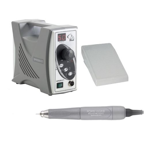 Unidade de controle para micromotor para laboratório de prótese dentária - OZ Black-D - SAESHIN - elétrica sem escova / com pedal / set completo