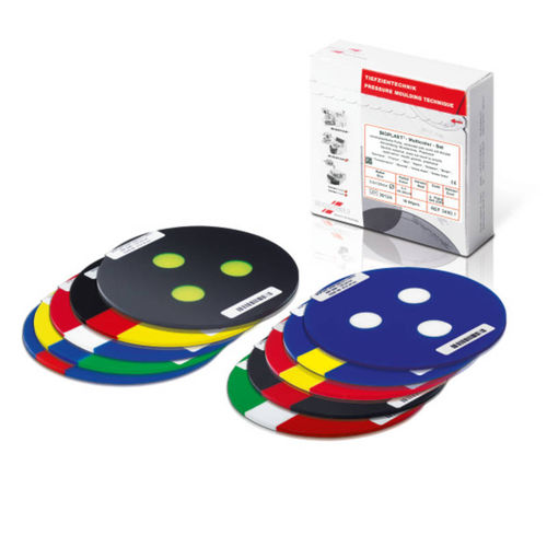 Material dentário para protetores bucais esportivos - BIOPLAST® Multicolor - Scheu-Dental GmbH   - em cores / biocompatível