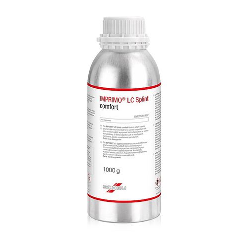 Material dentário em resina acrílica - IMPRIMO® LC Splint comfort - Scheu-Dental GmbH   - para goteiras terapêuticas / para impressão 3D / fotopolimerizável