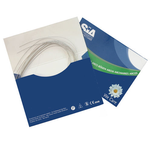 Fio ortodôntico redondo - A30-12ZZUP-1 - SIA ORTHODONTIC MANUFACTURER - em aço inoxidável