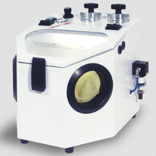 Jateador de areia pneumático - SR 922 B - Sirio Dental - com 2 reservatórios