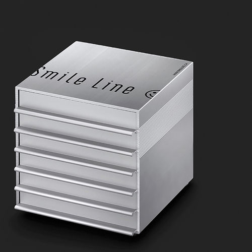 Armário para instrumentos odontológicos - THE CUBE - SMILE LINE SA   - em alumínio / 6 gavetas