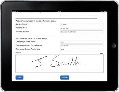 Software de gestão de dados de paciente - Clinipad - Software of Excellence   - odontológico / para tablet