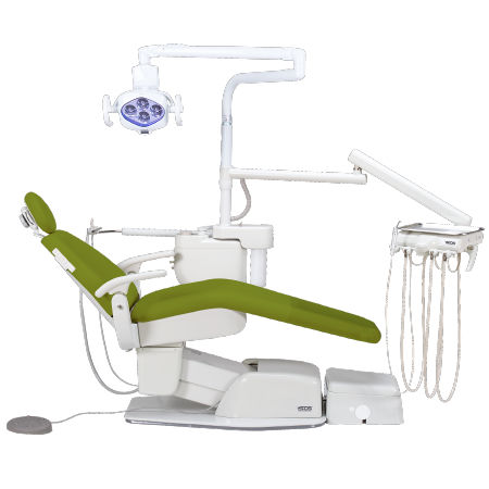 Conjunto odontológico com cadeira - 8000DY POST MOUNTED - Summit Dental Systems   - com mesa de equipo / com iluminação / infantil