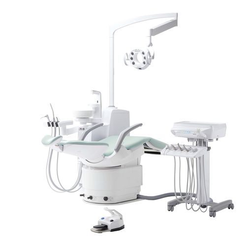 Conjunto odontológico com cadeira hidráulica - EURUS S4 - Takara Belmont Italy - com apoio de cabeça regulável / com sistema de higienização / com mesa de equipo