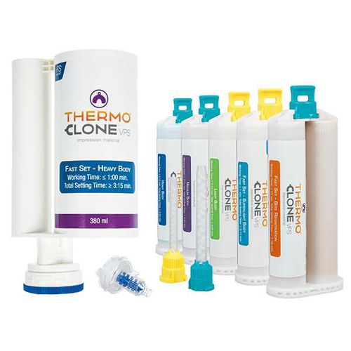 Material dentário de polivinilsiloxano - Thermo Clone™ - Ultradent Products - para moldeira de impressão