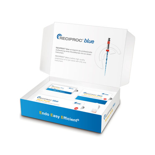 Lima endodôntica reciprocante - RECIPROC® blue System Kit 24 - VDW GmbH   - para tratamentos do canal radicular