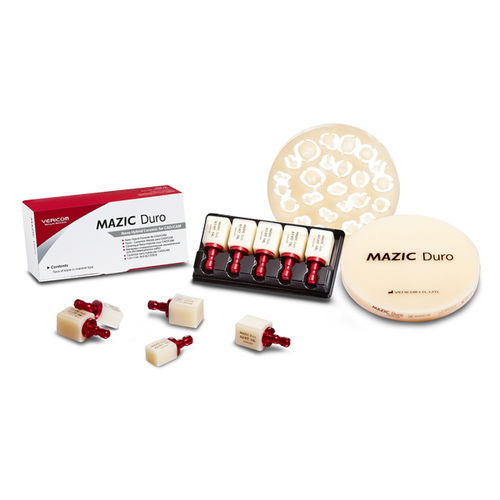 Material dentário em cerâmica híbrida - MAZIC Duro - VERICOM Co., Ltd.   - para inlays dentários / para facetas dentais / para onlays dentários