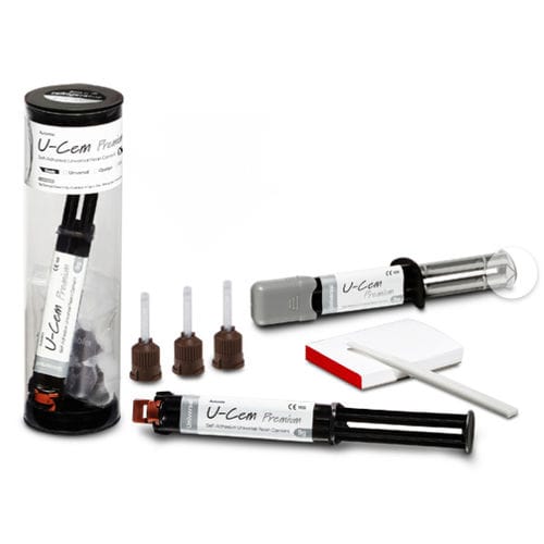 Cimento odontológico para inlays dentários - U-Cem Premium - VERICOM Co., Ltd.   - para onlays dentários / para coroas dentárias / para pontes dentárias