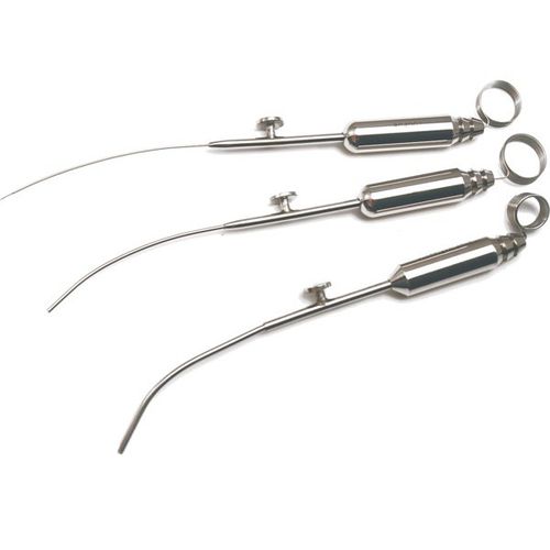 Cânula de aspiração dentária - 8040 series - Vista Dental Products   - curva / em aço inoxidável