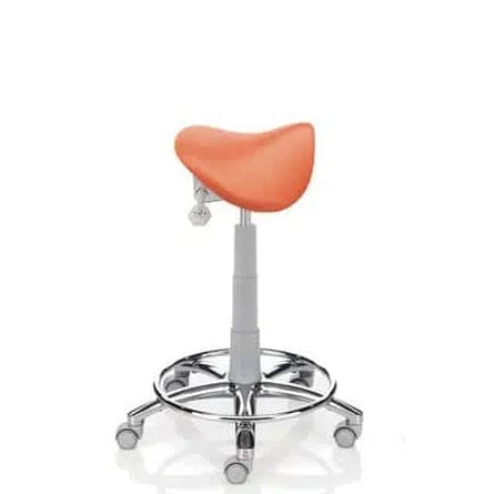 Mocho odontológico - ESTRO SL - VITALI S.R.L.   - com altura regulável / com rodízios / em forma de sela
