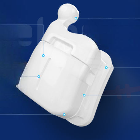 Bráquete ortodôntico em cerâmica - SELPRO P - WORLD BIO TECH  