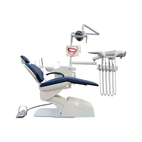 Conjunto odontológico com cadeira eletromecânica - EVERSUN S2308 - Sinol Dental Limited - com apoio de cabeça regulável / com monitor / com sistema de higienização