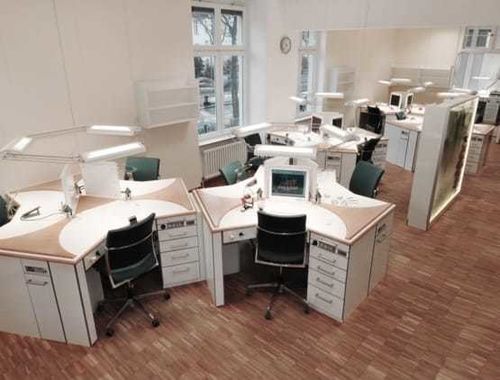Estação de trabalho de laboratório para pesquisa científica - ZEISING GNATHOLOGIE GmbH   - modular / com altura regulável / com ventilação