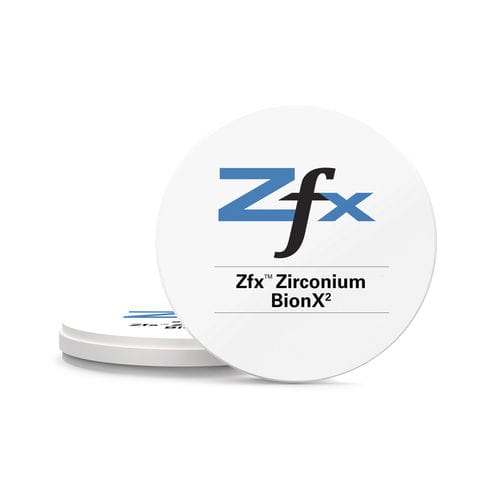 Material dentário em zircônio - BionX² - Zfx GmbH - para pontes dentárias / para coroas dentárias / para inlays dentários