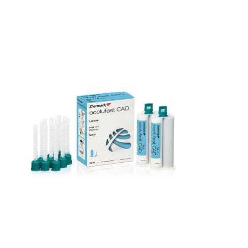 Material dentário em silicone - Occlufast CAD - Zhermack - de CAD/CAM / para laboratório de prótese dentária
