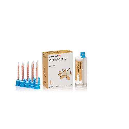 Material dentário em resina acrílica - Acrytemp - Zhermack - para restauração dentária / para laboratório de prótese dentária / provisório