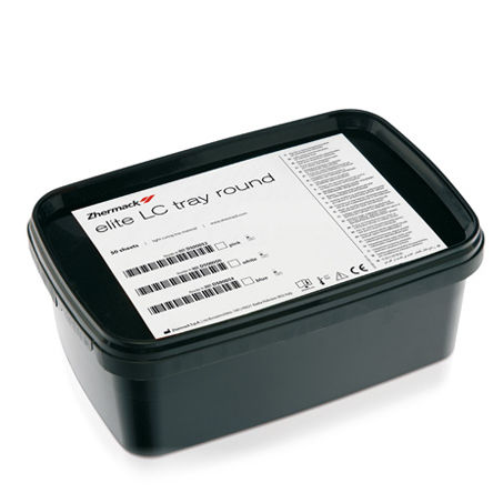 Material dentário em resina acrílica - Elite LC Tray Round - Zhermack - para moldeira de impressão / para laboratório de prótese dentária / para confecção de modelos