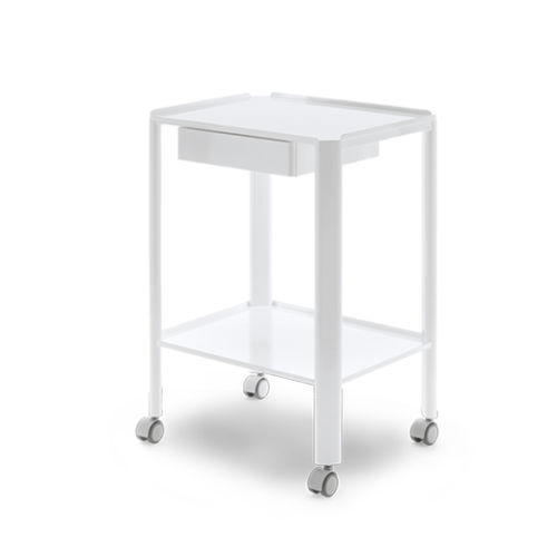 Carrinho hospitalar - C2R - Zilfor - para dispositivos médicos / de transporte / 1 gaveta