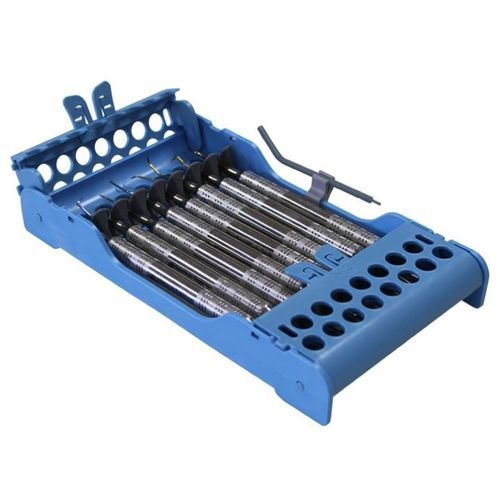 Estojo de esterilização para instrumentos odontológicos - 50Z927A - ZIRC - perfurado / em material plástico