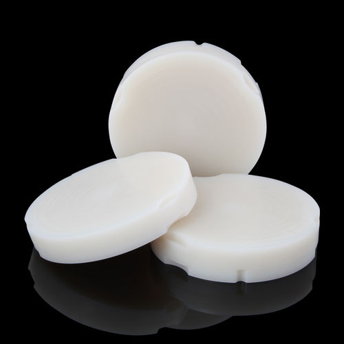 Material dentário em resina acrílica - Try-In & Burnout - Zirkonzahn - para testes de reconstruções dentárias