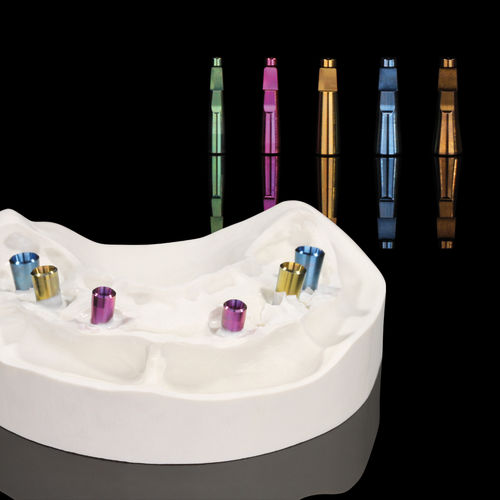 Análogo de implante dentário em titânio - Zirkonzahn - reto / para laboratório de prótese dentária