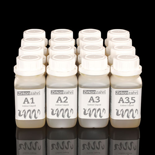 Material dentário para restauração dentária - Colour Liquid  - Zirkonzahn - líquido / pré-colorido