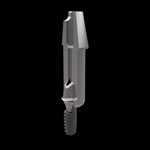 Pilar para implante em titânio - Raw-Abutment® - Zirkonzahn - externo / reto / de fresagem