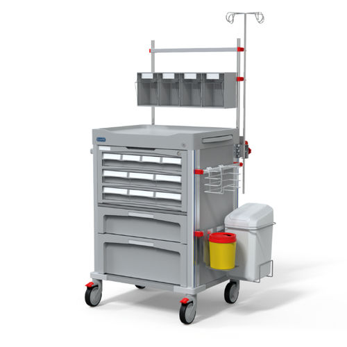 Carrinho hospitalar - F-DNOVMED-C3-12 - Behmpat Producciones S.L - para medicamentos / de transporte / de acondicionamento