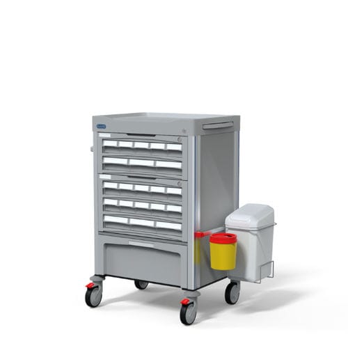 Carrinho hospitalar - F-DNOVMED-C2C3-2 - Behmpat Producciones S.L - para medicamentos / de transporte / de acondicionamento