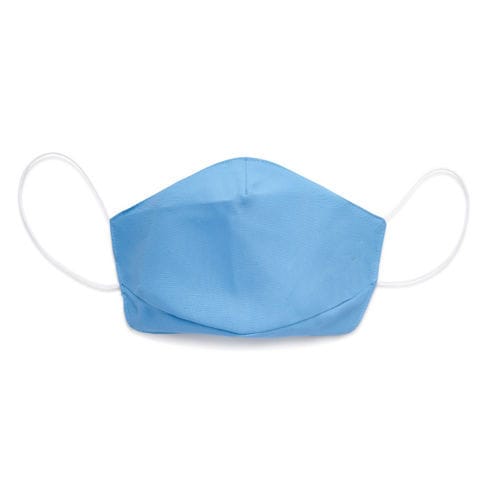 Máscara de proteção em algodão - Sugar International - semifacial / azul / reutilizável