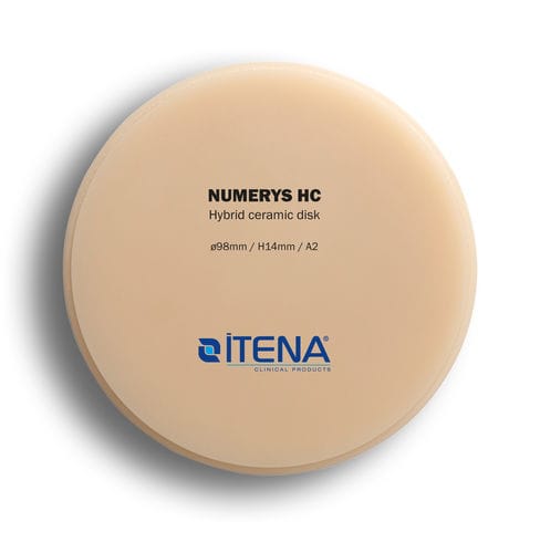 Material dentário em cerâmica - NUMERYS HC - Itena Clinical - para restauração dentária / de CAD/CAM