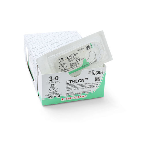 Fio de sutura não absorvível - ETHILON™ - Ethicon - para cirurgia oftalmológica / para cirurgia uroginecológica / para cirurgia cardiovascular