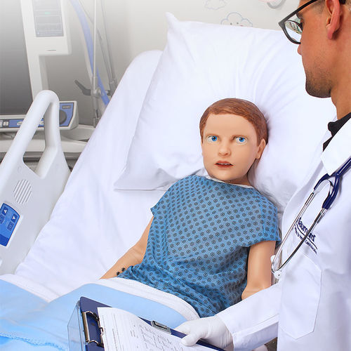 Simulador de paciente infantil - HAL® S2225 - Gaumard - de medição da pressão arterial / de controle de vias aéreas / de SpO2