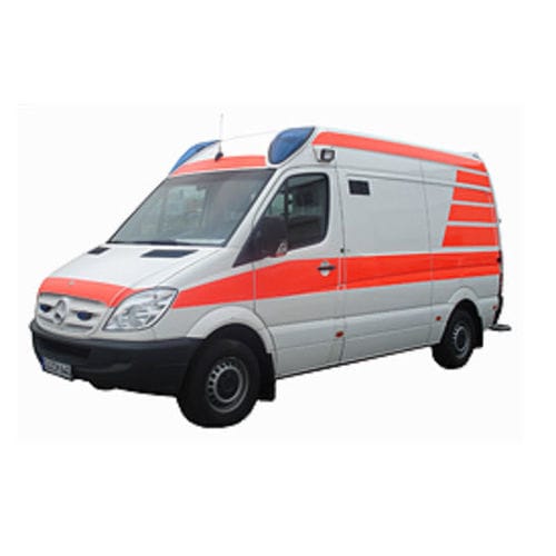 Ambulância furgoneta - Volkswagen T5  - C. Miesen - de 4 macas / com rampa
