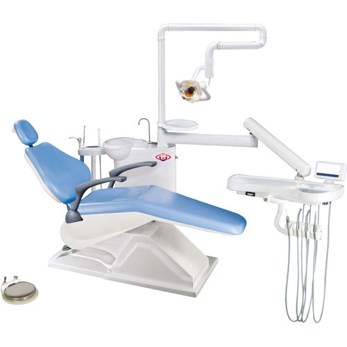 Conjunto odontológico com cadeira de acionamento elétrico - BD-702 - Best Dent Equipment Co.,Limited - com mesa de equipo / com iluminação