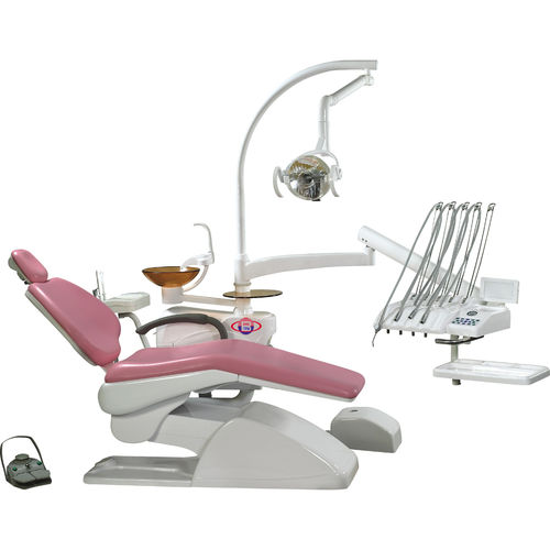 Conjunto odontológico com cadeira de acionamento elétrico - BD-903A - Best Dent Equipment Co.,Limited - com mesa de equipo / com iluminação