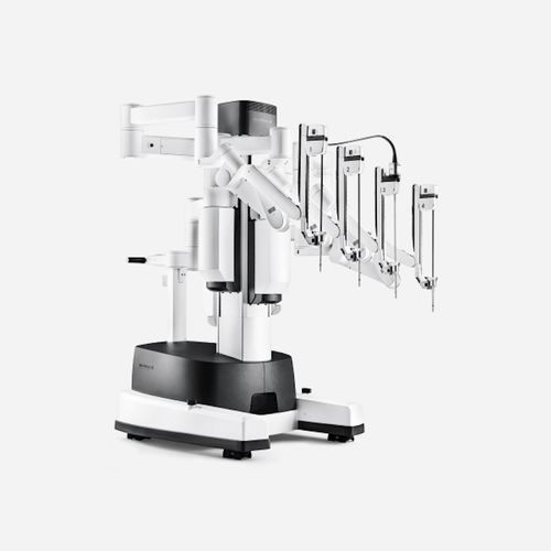 Robô cirúrgico para cirurgia minimamente invasiva - Da Vinci X - Intuitive Surgical - para corte / porta-instrumentos / de suporte para câmera
