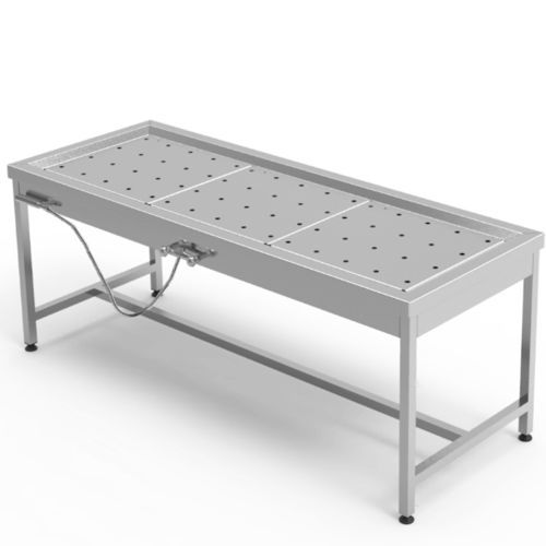 Mesa de lavagem de cadáveres - PS-SSCWT01 - PROJESAN - retangular / em aço inoxidável
