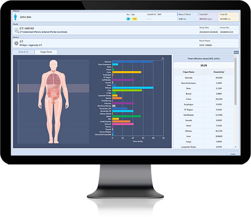 Sistema de gestão de dados - DoseM - Infinitt Healthcare - de informação / para exames de imagem / para hospital