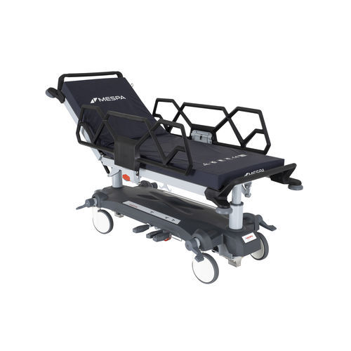Carro-maca de emergência - COMFORT PLUS - MESPA - hidráulico / com altura regulável / Trendelenburg