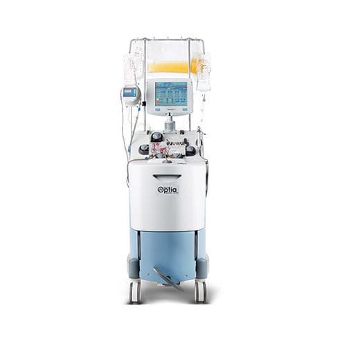 Máquina de aférese terapêutica - Spectra Optia® - Terumo BCT - com carrinho