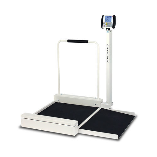 Plataforma de pesagem eletrônica - 6495  - DETECTO - para cadeiras de rodas / para pacientes humanos / com display LCD