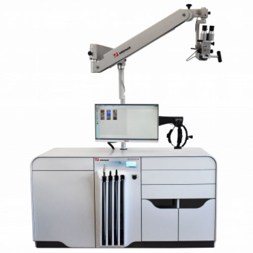 Estação de trabalho de ORL - ERGONOMIC III - Entermed - com monitor / modular / em aço inoxidável